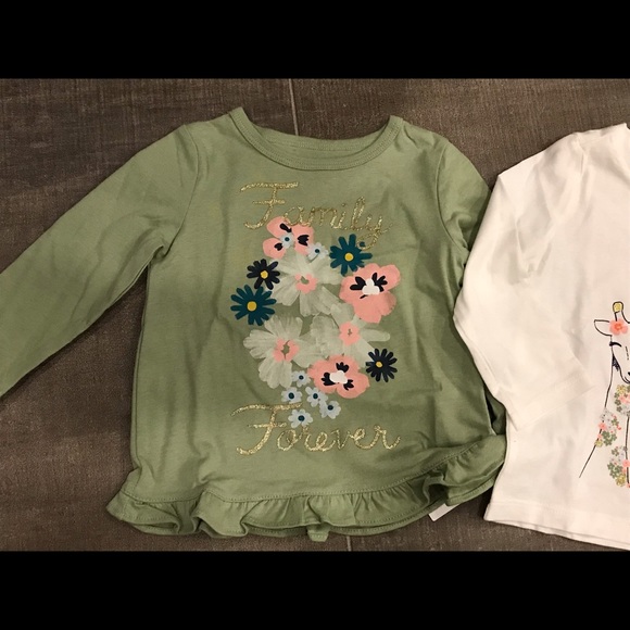 2 NWT Carter’s long sleeve graphic tshirts - Picture 8 of 10